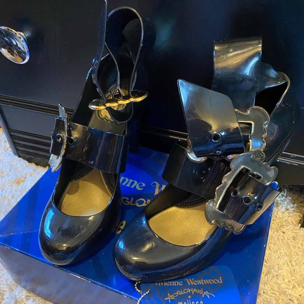 Vivienne Westwood Black High-Heeled Shoes